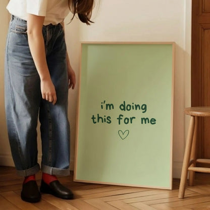 Good Vibes Only Wall Art – Retro Typography Print | Positive Quote Framed Poster for Modern Homes by Grodo