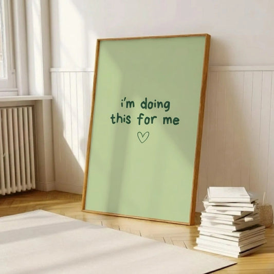 Good Vibes Only Wall Art – Retro Typography Print | Positive Quote Framed Poster for Modern Homes by Grodo