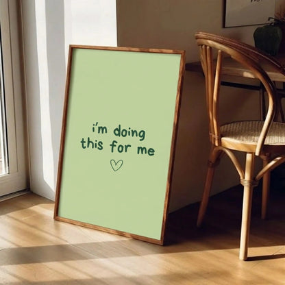 Good Vibes Only Wall Art – Retro Typography Print | Positive Quote Framed Poster for Modern Homes by Grodo